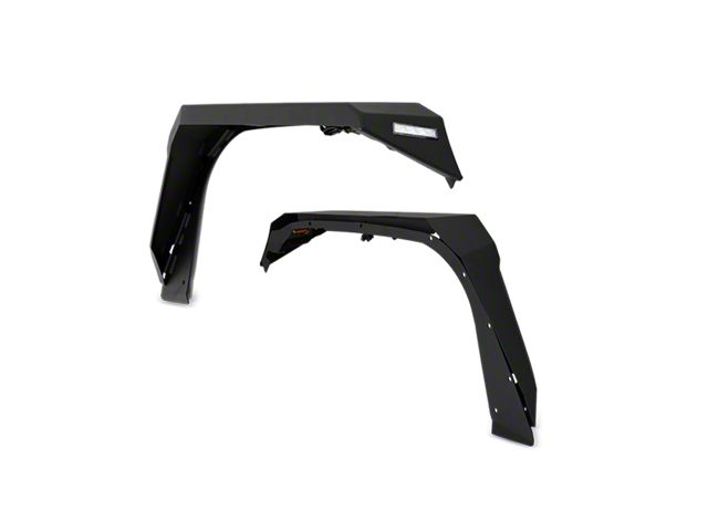 Body Armor 4x4 Front Fender Flares; Textured Black (20-24 Jeep Gladiator JT)