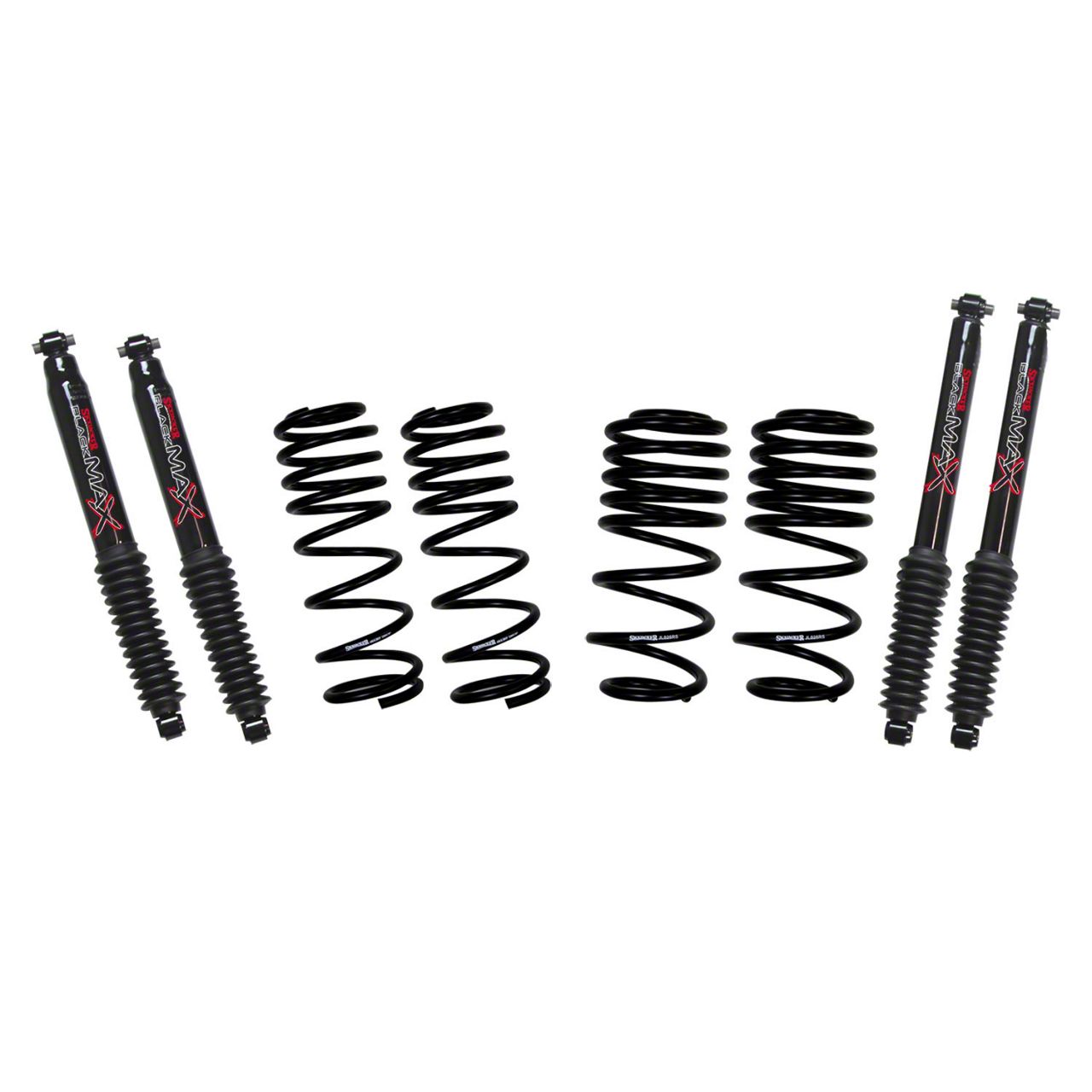 SkyJacker Jeep Wrangler 2 to 2.50-Inch Sport Lowering Coil Springs