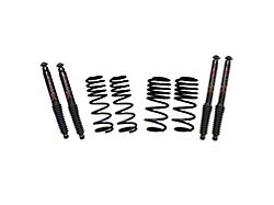 SkyJacker 2 to 2.50-Inch Sport Lowering Coil Springs with Black MAX Shocks (18-24 Jeep Wrangler JL, Excluding Rubicon)