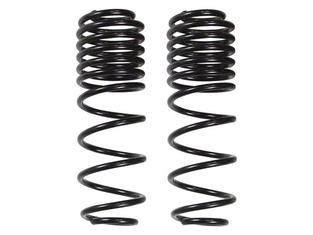SkyJacker 3.50 to 4-Inch Dual Rate Long Travel Rear Lift Coil Springs (18-24 Jeep Wrangler JL 4-Door, Excluding Rubicon)