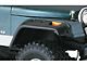 Bushwacker Cut-Out Fender Flares; Front and Rear; Matte Black (66-86 Jeep CJ5 & CJ7)