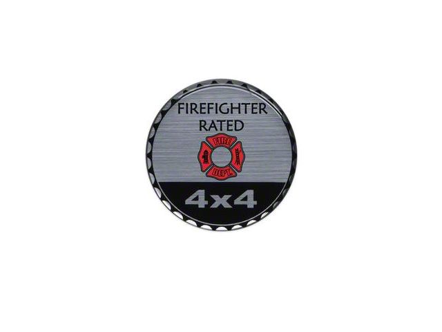 Fire Fighter Rated Badge (Universal; Some Adaptation May Be Required)