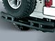 Rugged Ridge 3-Inch Double Tube Rear Bumper with Hitch; Black (87-06 Jeep Wrangler YJ & TJ)