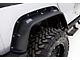 Flat Style Fender Flares; Front and Rear; Smooth Black (07-18 Jeep Wrangler JK)