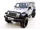 Flat Style Fender Flares; Front and Rear; Smooth Black (07-18 Jeep Wrangler JK)
