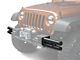 Rugged Ridge XHD Front Bumper Tubular Ends; Textured Black (07-18 Jeep Wrangler JK)