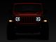 Rough Country 9-Inch DRL Halo LED Headlights; Black Housing; Clear Lens (20-24 Jeep Gladiator JT)