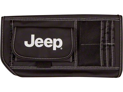 Jeep Logo Visor Media Organizer