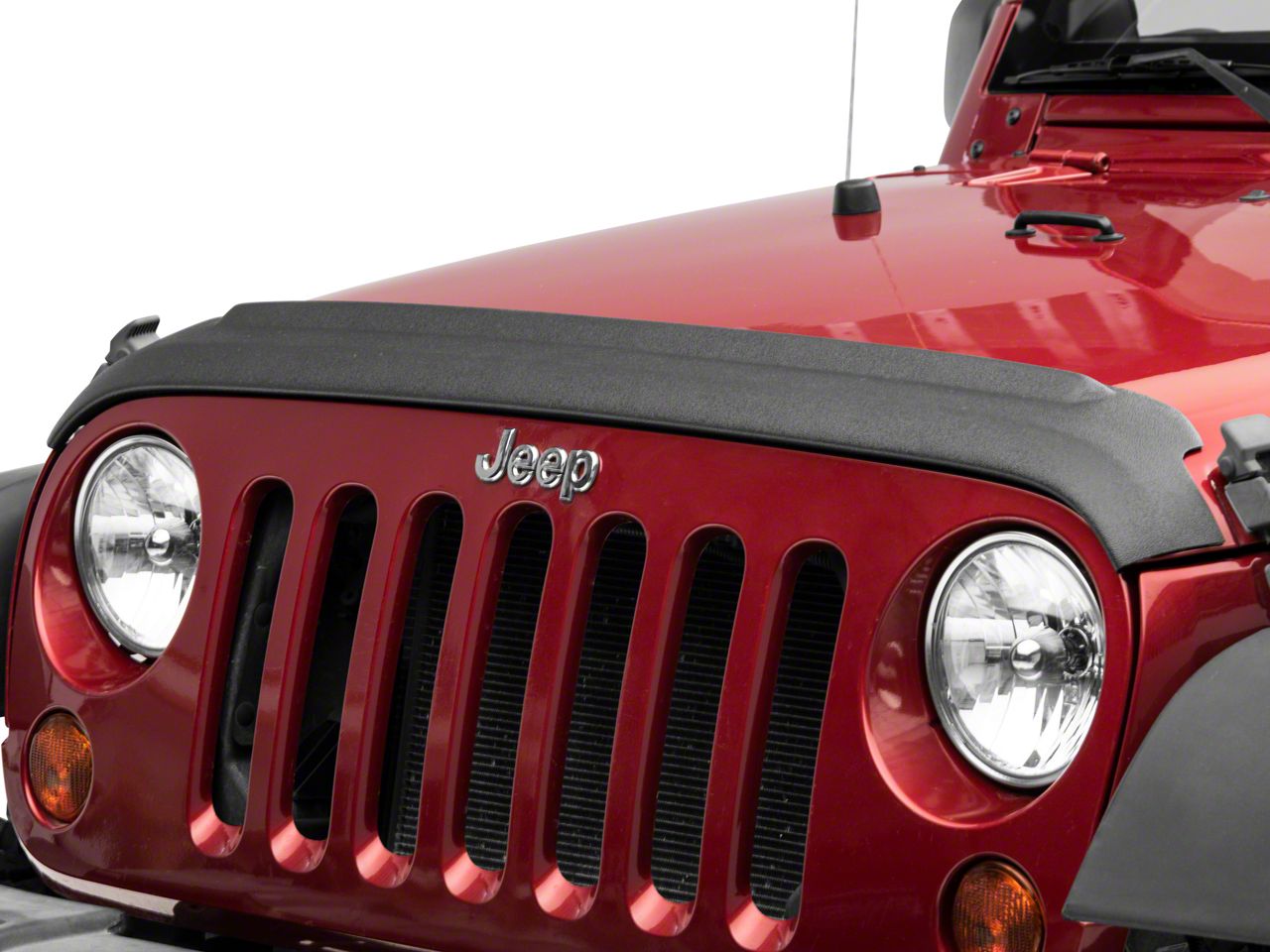 RedRock Jeep Wrangler Hood and Tailgate Deflector Set J154602 (07-18 ...