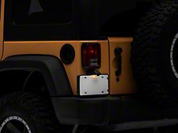 OPR Rear License Plate Bracket with Lamp (07-18 Jeep Wrangler JK)
