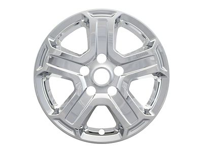 17-Inch Impostor 5-Spoke Wheel Covers; Chrome (18-23 Jeep Wrangler JL Sport S)