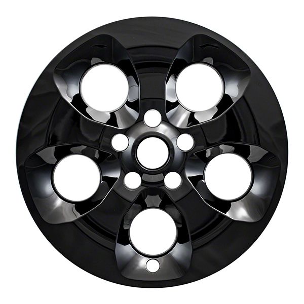 Jeep Wrangler 18Inch Impostor 5Spoke Wheel Covers; Gloss Black ABS (1318 Jeep Wrangler JK