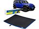 Goodyear Car Accessories Custom Fit Cargo Liner; Black/Blue (18-23 Jeep Wrangler JL 4-Door, Excluding 4xe)