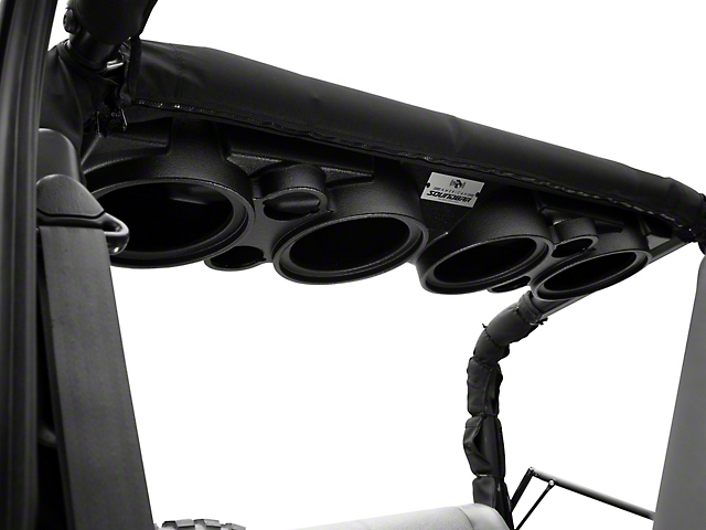American SoundBar Empty Speaker Enclosure; Black (18-22 Jeep Wrangler JL)