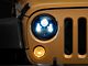 Raxiom 7-Inch LED Headlights; Blue Housing; Clear Lens (07-18 Jeep Wrangler JK)