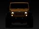 Raxiom 7-Inch LED Headlights; Orange Housing; Clear Lens (07-18 Jeep Wrangler JK)