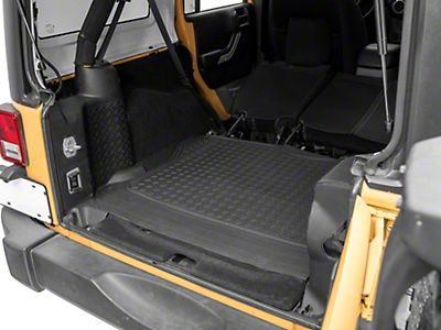 RedRock Jeep Wrangler Molded Cargo Liner; Black J154702 (Universal; Some  Adaptation May Be Required) - Free Shipping