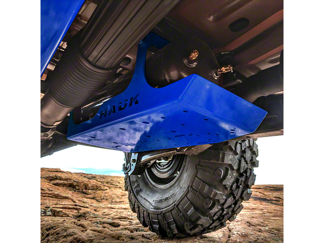 Hauk Off-Road M.U.L.E. Skid Plate; Gloss Ocean Blue (18-22 Jeep Wrangler JL 4-Door)