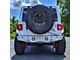Hauk Off-Road Predator Series Rear Bumper with Tire Carrier; Gloss White (18-22 Jeep Wrangler JL)