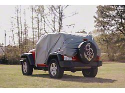 My Wet Willy Tailgate Tent and Rain Cover; Blue (07-22 Jeep Wrangler JK & JL)
