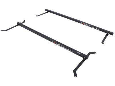 Exposed Racks 48-Inch Solid O'Land xBar; Textured Black (20-24 Jeep Gladiator JT)