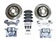 Front Big Brake Kit with 13-Inch Drilled and Slotted Rotors (07-18 Jeep Wrangler JK)