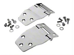Liftgate Hinges; Stainless Steel (77-86 Jeep CJ7)