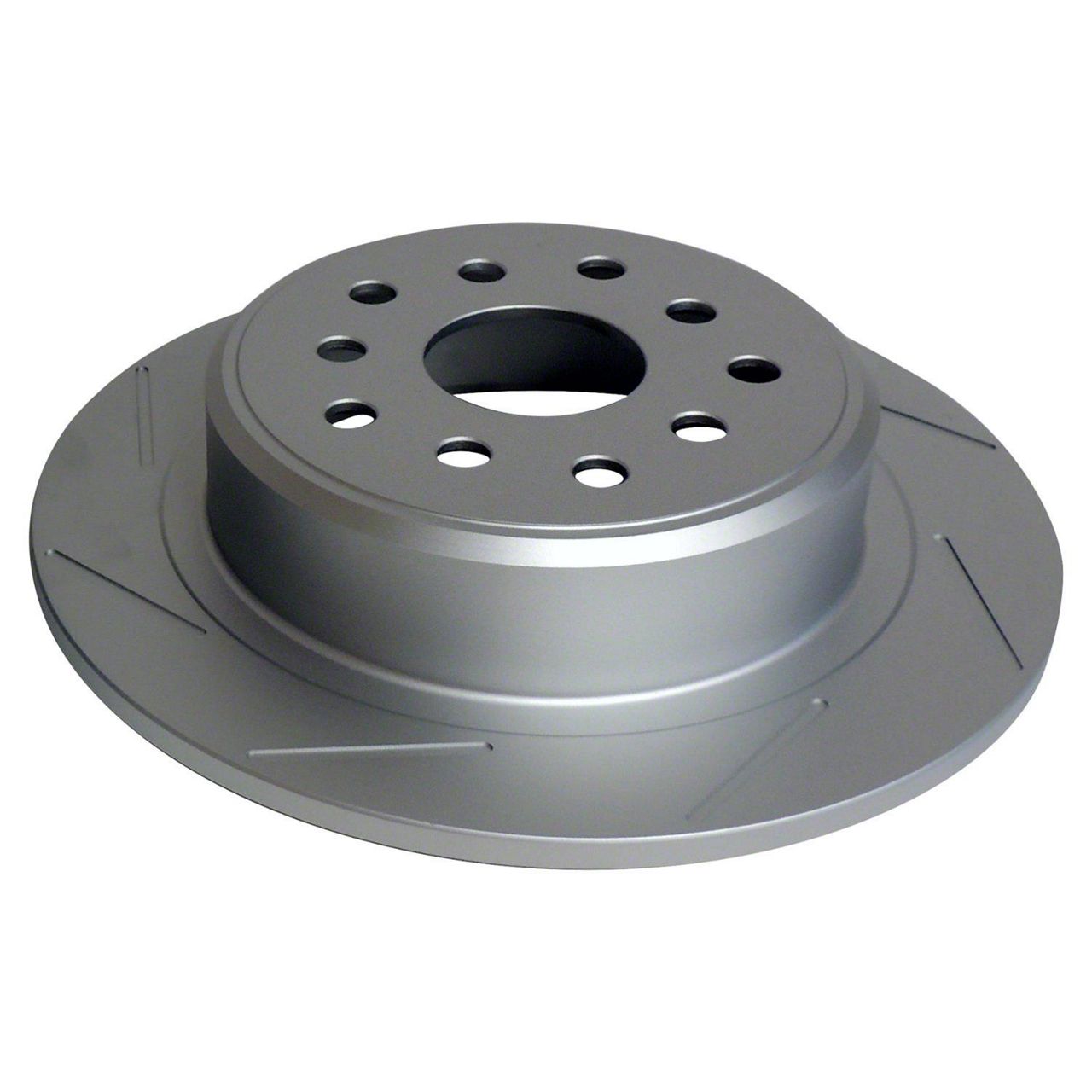 Jeep Wrangler Performance Slotted Rotors; Rear Pair (0718 Jeep Wrangler JK) Free Shipping