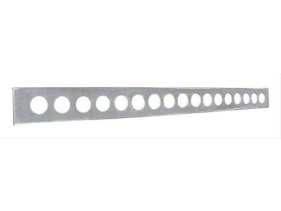 Racing Front Bumper with Holes; Stainless Steel (66-86 Jeep CJ5 & CJ7)