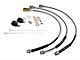Stainless Steel Front and Rear Brake Hose Kit for 0 to 4-Inch Lift (82-86 Jeep CJ5 & CJ7)