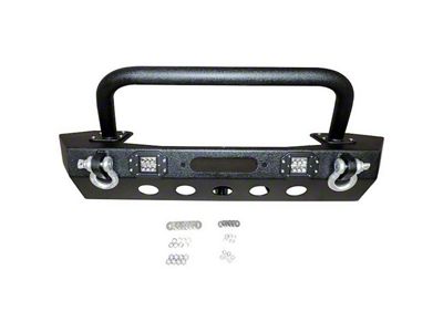 Heavy Duty Mid-Width Front Winch Bumper with Stinger (18-24 Jeep Wrangler JL)