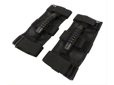Deluxe Grab Handles; Black (Universal; Some Adaptation May Be Required)