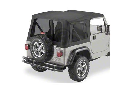 Bestop Tinted Window Kit for Replace-a-Top; Black Diamond (03-06 Jeep Wrangler TJ)