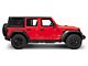 3-Inch Nerf Drop Side Step Bars; Black (18-24 Jeep Wrangler JL 4-Door)