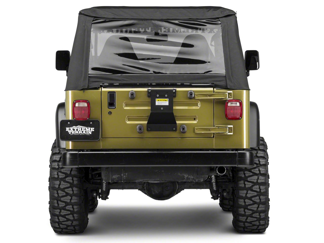 Rugged Ridge Jeep Wrangler Tire Carrier Heavy Duty Textured Black 11585.01  (87-06 Jeep Wrangler YJ  TJ)