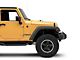 Jeep Licensed by RedRock Rubicon Hood Logo; Silver (07-18 Jeep Wrangler JK)