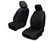 Bartact Baseline Performance Front Seat Covers; Black (07-10 Jeep Wrangler JK)