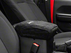 Center Console Cover with Jeep Logo; Black (18-23 Jeep Wrangler JL)