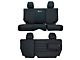 Bartact Tactical Series Rear Seat Cover; Black (07-10 Jeep Wrangler JK 2-Door)