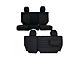 Bartact Tactical Series Rear Seat Cover; Black (08-10 Jeep Wrangler JK 4-Door)