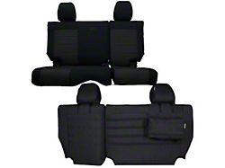 Bartact Tactical Series Rear Seat Cover; Black (13-18 Jeep Wrangler JK 2-Door)