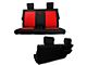 Bartact Tactical Series Rear Seat Cover; Black (18-24 Jeep Wrangler JL 2-Door)