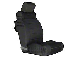 Bartact Tactical Series SRS Air Bag Compliant Front Seat Covers; Black (11-12 Jeep Wrangler JK)