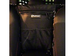 Bartact Fabric Between the Seat Bag and Pet Divider; Black (07-26 Jeep Wrangler JK & JL)