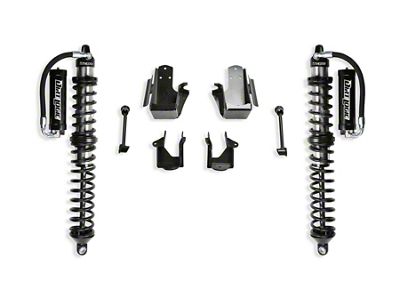 Fabtech 3-Inch Coil-Over Conversion Kit with Front Dirt Logic 2.5 Reservoir Coil-Overs (18-20 Jeep Wrangler JL 4-Door)
