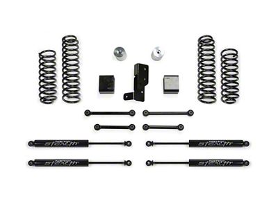 Fabtech 3-Inch Sport Suspension Lift Kit with Stealth Shocks (18-23 Jeep Wrangler JL 4-Door, Excluding 4xe & Rubicon 392)