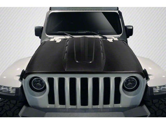 Energy Hood; Carbon Fiber (18-24 Jeep Wrangler JL)