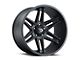 Vision Off-Road Razor Satin Black Wheel; 22x12 (07-18 Jeep Wrangler JK)