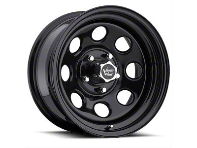 Vision Off-Road Soft 8 Steel Gloss Black Wheel; 17x9 (05-10 Jeep Grand Cherokee WK, Excluding SRT8)
