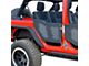 DV8 Offroad Aluminum Mesh Inserts for Rear Rock Doors (07-18 Jeep Wrangler JK 4-Door)